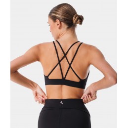 Biustonosz Carpatree crossback Balletcore czarny -