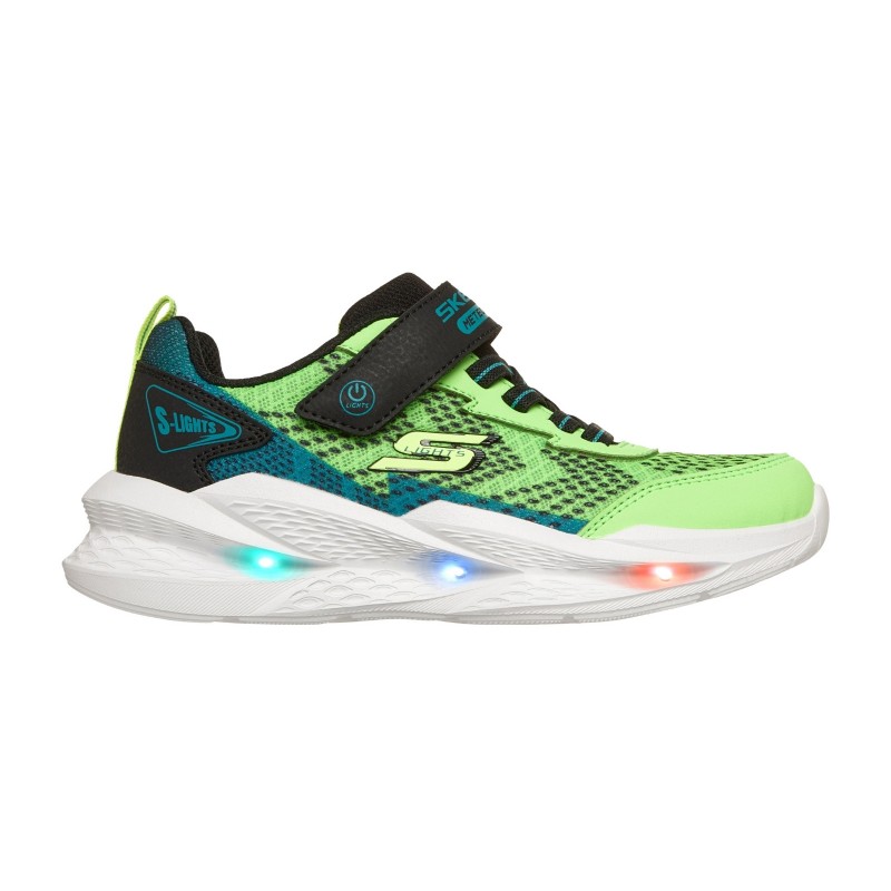 Buty młodzieżowe Skechers S-Lights: Meteor-Lights 2.0 limonkowe
