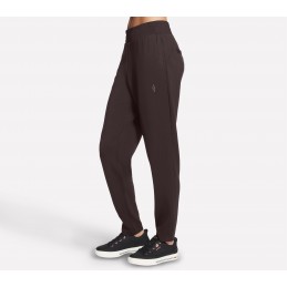 Spodnie damskie Skechers Slip-ins Cozy Luxe Pant brązowe -