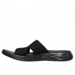 Klapki damskie Skechers On-The-GO 600 - Adore czarne - 140169