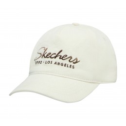 Czapka z daszkiem Skechers Script Gradient Hat beżowa - ZBB118