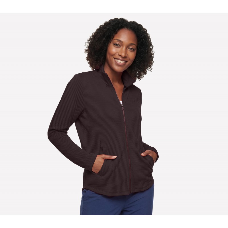 Bluza damska Skechers The Hoodless Hoodie GO WALK Shine Jacket