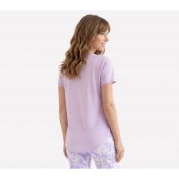 Koszulka damska Skechers GO DRI Swift Tunic Tee fioletowa -