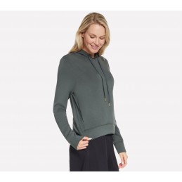 Bluza damska Skechers Skechers Cozy Luxe Hoodie zielona - HD127