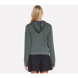 Bluza damska Skechers Skechers Cozy Luxe Hoodie zielona - HD127