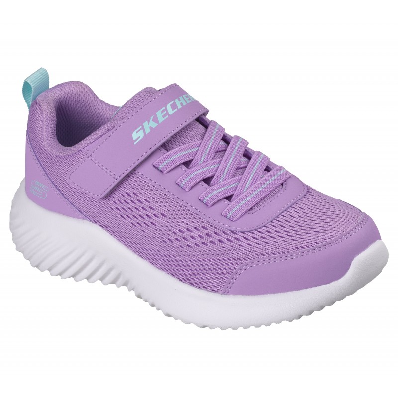Buty młodzieżowe Skechers Bounder - Free And Easy lawendowe -