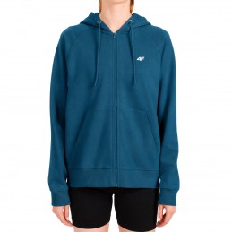 Bluza damska 4F morska zieleń - 4FWSS26TSWSF2205 46S