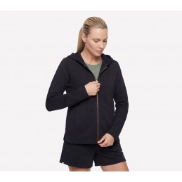 Bluza damska Skechers GO WALK Everywhere Tunic Jacket czarna -