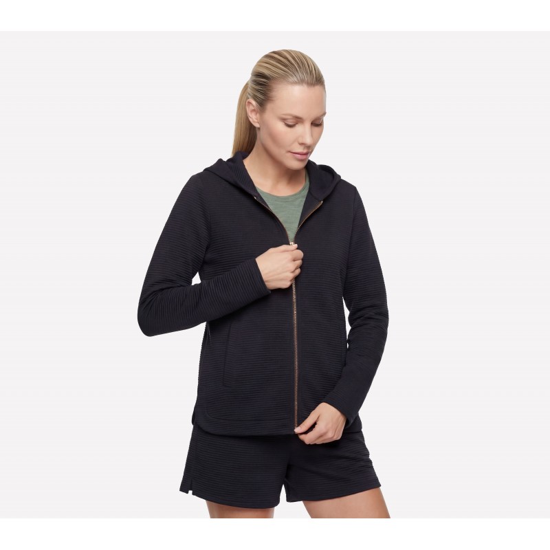 Bluza damska Skechers GO WALK Everywhere Tunic Jacket czarna -