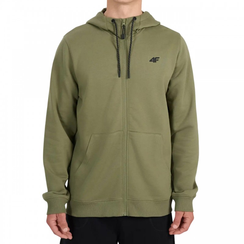 Bluza męska 4F khaki - 4FWSS26TSWSM2551 43S
