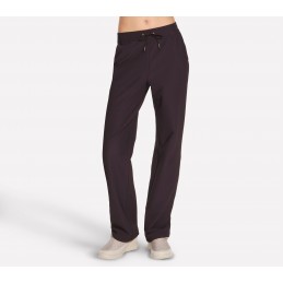 Spodnie damskie Skechers GO LUXE Rib Pant brązowe - PT103 BRCT