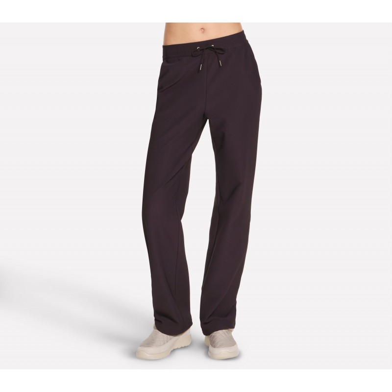 Spodnie damskie Skechers GO LUXE Rib Pant brązowe - PT103 BRCT
