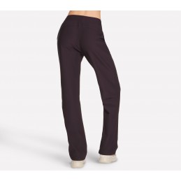 Spodnie damskie Skechers GO LUXE Rib Pant brązowe - PT103 BRCT