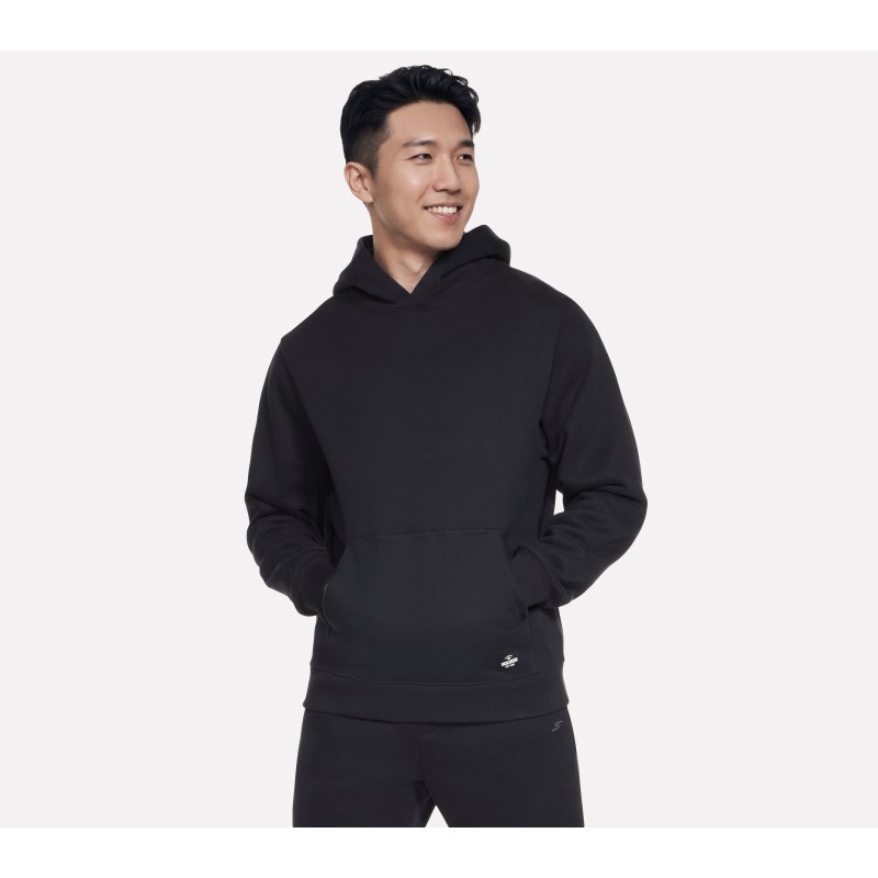 Bluza męska Skechers Max Soft Hoodie czarna - HD90 BLK