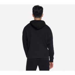 Bluza męska Skechers Max Soft Hoodie czarna - HD90 BLK