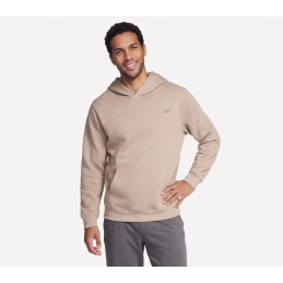 Bluza męska Skechers Max Soft Hoodie beżowa - HD90 BRTP