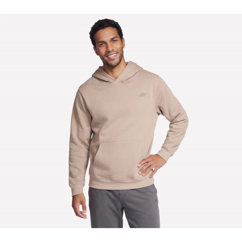 Bluza męska Skechers Max Soft Hoodie beżowa - HD90 BRTP