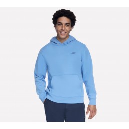 Bluza męska Skechers Max Soft Hoodie niebieska - HD90 WPW