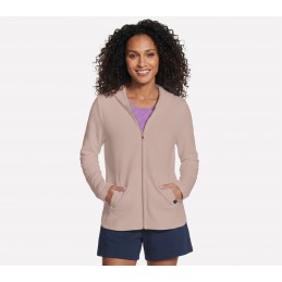 Bluza damska Skechers GO WALK Everywhere Tunic Jacket beżowa -
