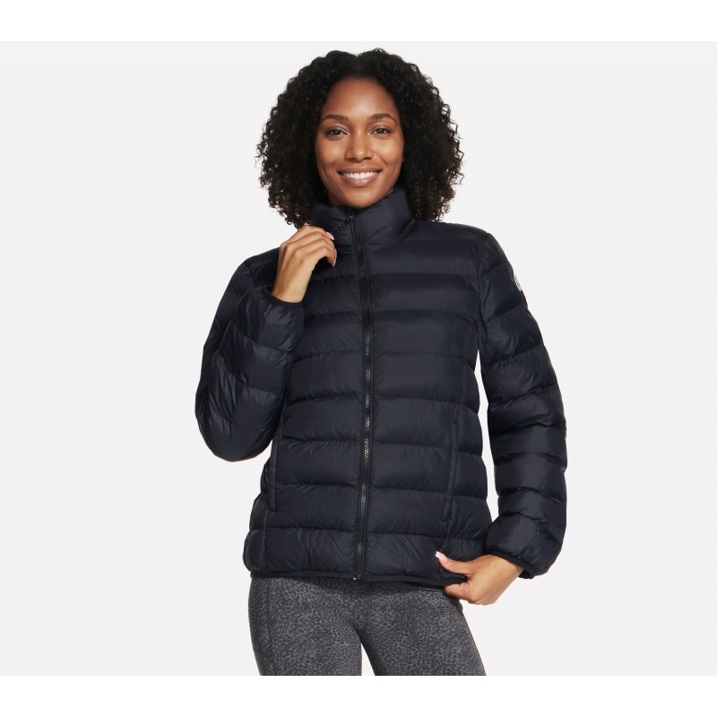Kurtka damska Skechers Cozy Fit Jacket czarna - JA503 BLK