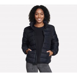 Kurtka damska Skechers Cozy Fit Jacket czarna - JA503 BLK