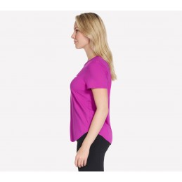 Koszulka damska Skechers Stride Performance Tee fuksja - TP162