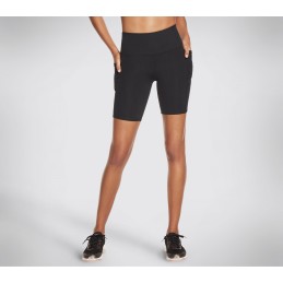 Spodenki damskie Skechers GO WALK 8 inch Walk Short czarne -