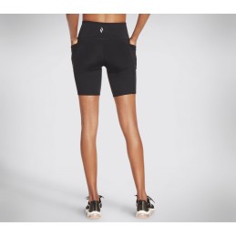 Spodenki damskie Skechers GO WALK 8 inch Walk Short czarne -