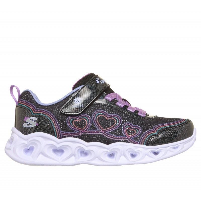 Buty młodzieżowe Skechers Heart Lights - Bubble Love - 303736LC