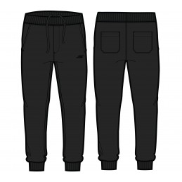 Spodnie męskie Skechers STAMINA JOGGER czarne - PT376 BLK