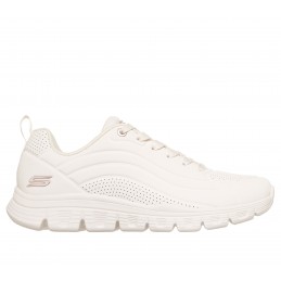 Buty damskie Skechers BOBS Sport B Lite - Your Story kremowe -