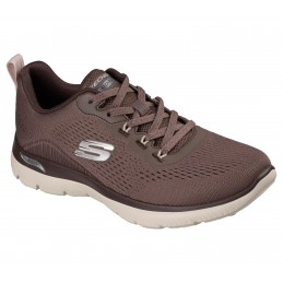 Buty damskie Skechers Arch Fit Summits - Daily Flow czekoladowe