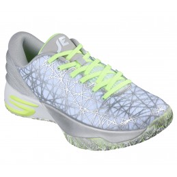 Buty męskie do koszykówki Skechers SKX JE1 biało/srebrne -
