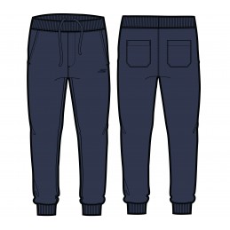 Spodnie męskie Skechers STAMINA JOGGER granatowe - PT376 NVY