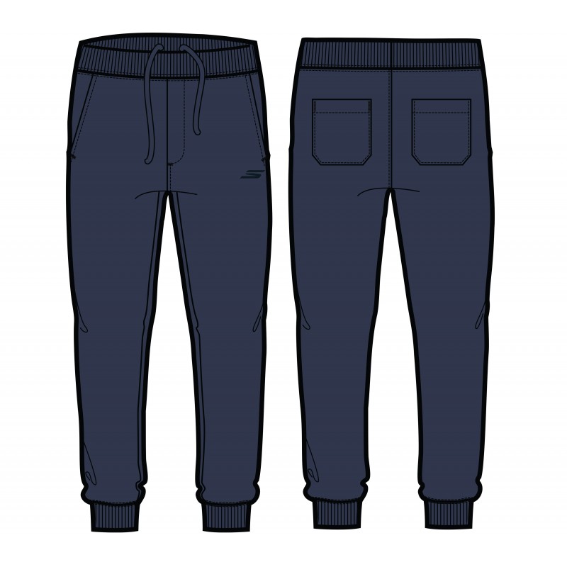 Spodnie męskie Skechers STAMINA JOGGER granatowe - PT376 NVY
