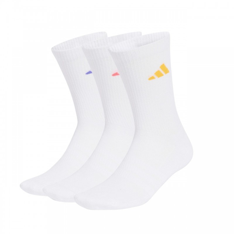 Skarpety adidas Cushioned Sportswear Crew 3 pary białe - KQ6760
