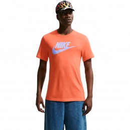 Koszulka męska Nike Nsw Tee Icon Futura pomarańczowa - AR5004