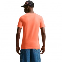 Koszulka męska Nike Nsw Tee Icon Futura pomarańczowa - AR5004