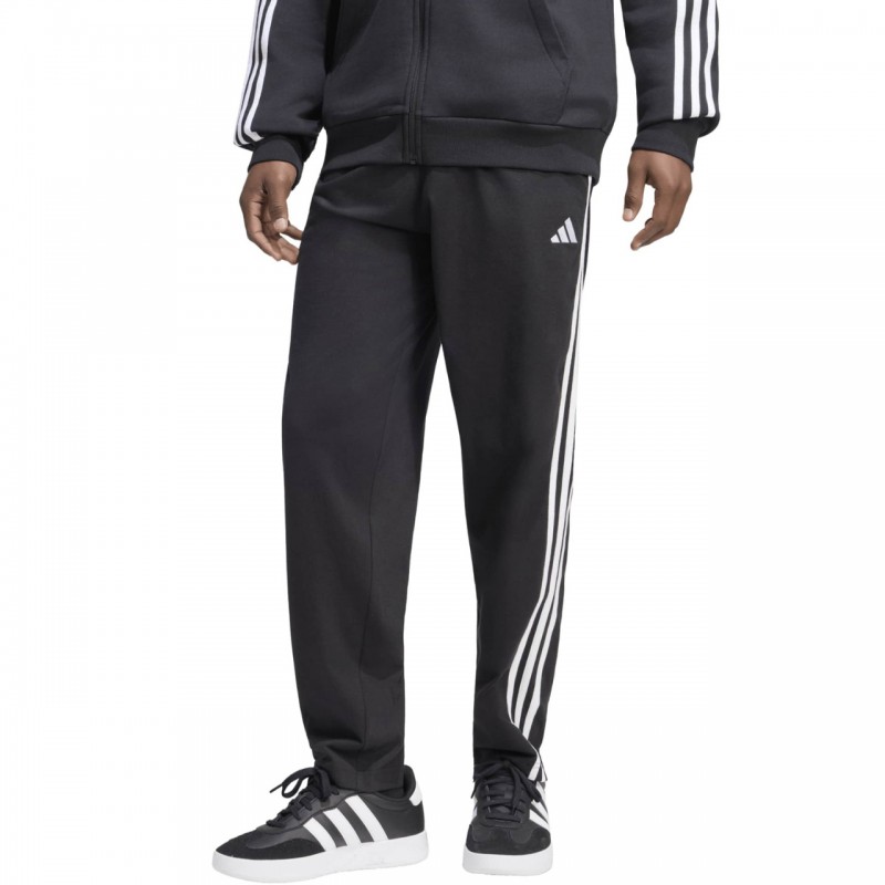 Spodnie męskie adidas Essentials 3-Stripes Single Jersey czarne