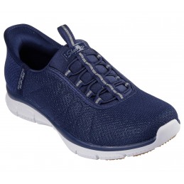 Buty damskie Skechers Brilliance - Night Shift granatowe -