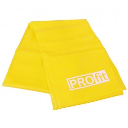 Guma Fitness Profit Long Light 200x15x0,35cm żółta - DK 2227
