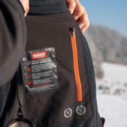 Kurtka męska narciarska softshell Alpinus Tactical Ariz czarna