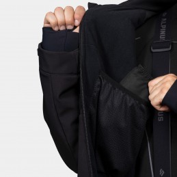 Kurtka męska narciarska softshell Alpinus Tactical Ariz czarna
