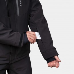 Kurtka męska narciarska softshell Alpinus Tactical Ariz czarna