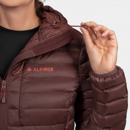 Kurtka damska puchowa Alpinus Kiruna Tactical brązowa - IM35545