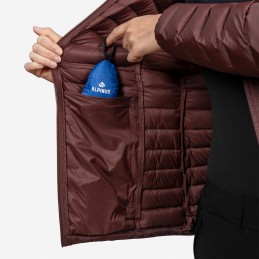 Kurtka damska puchowa Alpinus Kiruna Tactical brązowa - IM35545