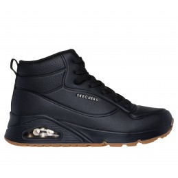 Buty damskie zimowe Skechers UNO HIGH czarna - 177097 BBK