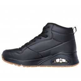 Buty damskie zimowe Skechers UNO HIGH czarna - 177097 BBK