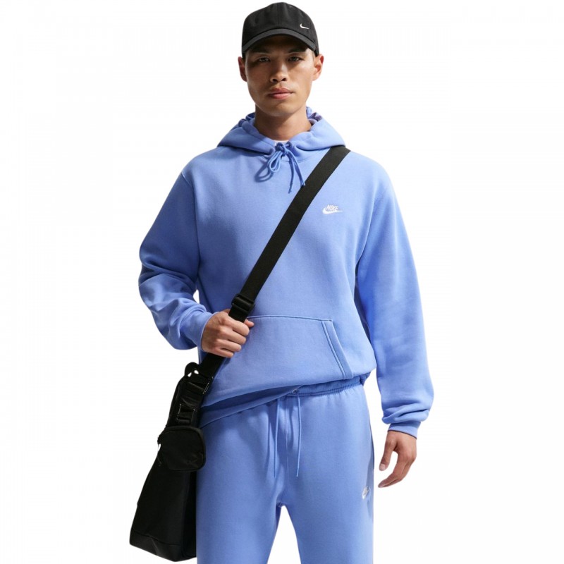 Bluza męska Nike Club BB niebieska - FN3859 494
