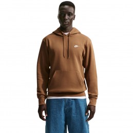 Bluza męska Nike Club BB brązowa - FN3859 270
